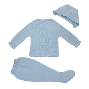 Completo neonato 3 pezzi tema losanche