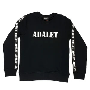 FELPA ADALET BAMBINO CON BANDE LATERALI APPLICATE