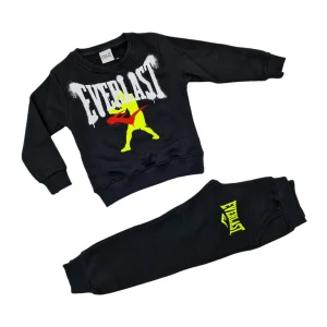 Tuta bambino Everlast  invernale con stampa pugile