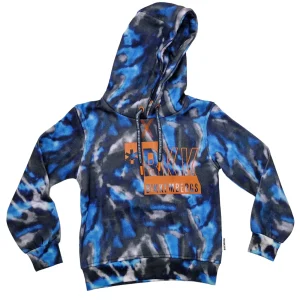 Felpa bambino oceano con stampa Bikkembergs