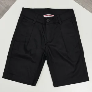 Bermuda bambino NERA elegante tasca a filo