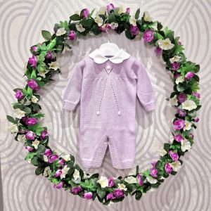 Tutina neonata 100% cotone glicine comprese babbucce