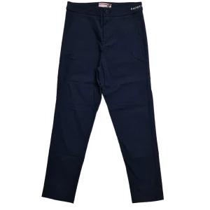 Pantalone blu bambino con logo paciotti laterale