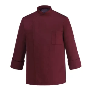 Giacca Cuoco Unisex Ottavio ML Bordeaux EgoChef