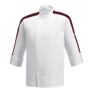 Giacca Cuoco Unisex Ribbon Bordeaux EgoChef