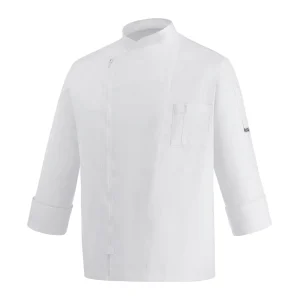 Giacca Cuoco Unisex Zip White EgoChef
