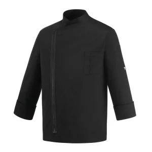 Giacca Cuoco Unisex Zip Black EgoChef