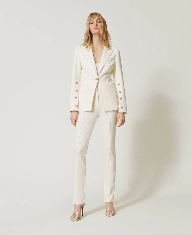 Pantaloni a sigaretta con zip - immagine 6