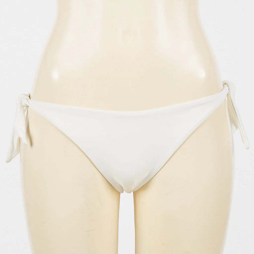 Bikini a triangolo con ricamo e strass - immagine 4