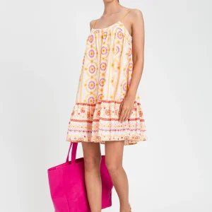 Abito corto in sangallo