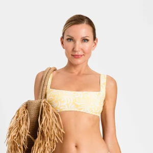 Bikini top stampa botanica