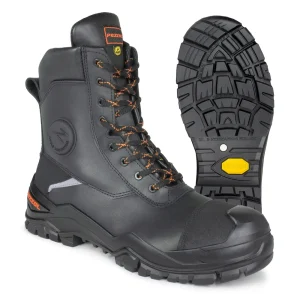 Stivale da lavoro con zip PEZZOL KING BULL 290BV-01 S3 CI HI HRO ESD SRC taglie dal 38 al 48