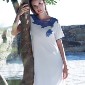 Camicia da notte con pizzo
