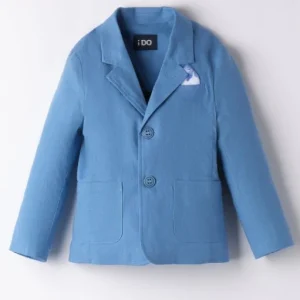 Giacca bambino in cotone e lino carta da zucchero