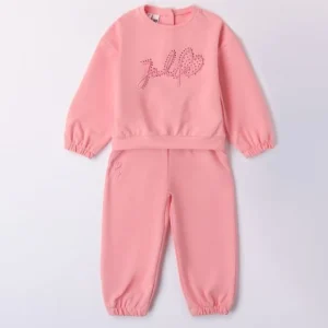 Tuta bambina primaverile con ricamo Jolie