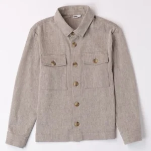 Camicione bambino a giacca con tasconi