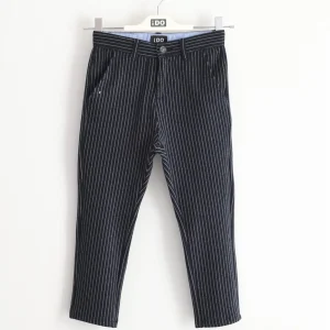 PANTALONE BAMBINO IN MORBIDO TESSUTO STILE GESSATO