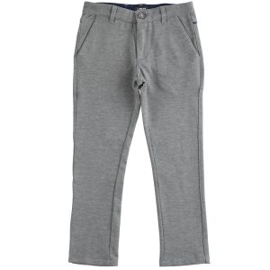 Pantalone bambino iDo in tessuto morbido con tasca a filo