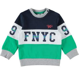 FELPA bambino in cotone garzata internamente fasciata