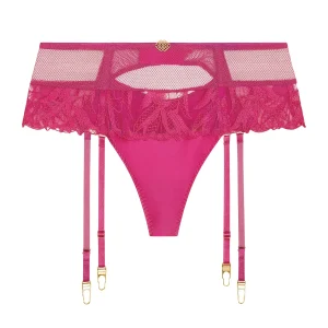Sweet Euphoria Suspender tanga Passion rose