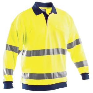 Felpa collo blu a polo AVX17206 P&P