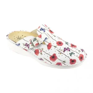 CIABATTE ECOSANIT APIRO FORATO PAPAVERI ROSSO