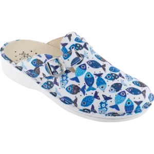 Ciabatte Ecosanit Apiro Forato Fish Blu