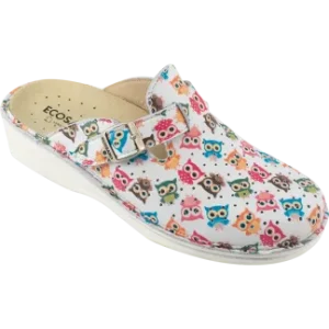 Ciabatte Ecosanit Apiro Forato Gufi Multicolor