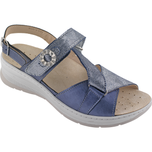 Sandalo Donna Ecosanit Baby Biomeccanica Blu
