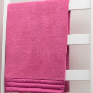 Coppia Asciugamani con Bordo in Raso