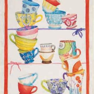 Canovaccio in Lino Bric Brac Rosso