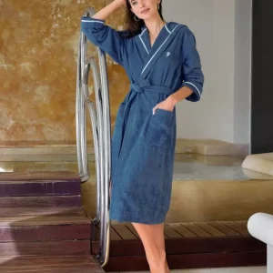 Accappatoio in Ciniglia con Cappuccio Unisex