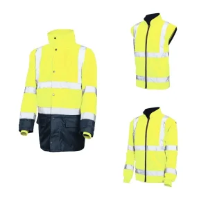 Parka HV 5IN1 Yellow/Navy