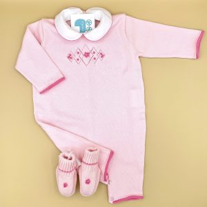 Tutina e scarpe in filo di cotone