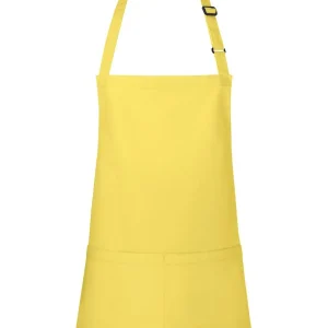 KBLS6 Grembiule corto con pettorina KARLOWSKY personalizzabile con ricamo o stampa