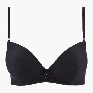 Summer Glow Moulded push-up bra Black Sand