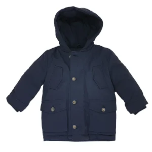 Giubbotto bambino iDo lungo con cappuccio anti pioggia