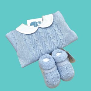 COMPLETINO E SCARPE IN FILO DI COTONE
