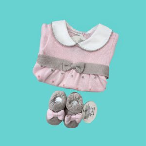 COMPLETINO E SCARPE IN FILO DI COTONE