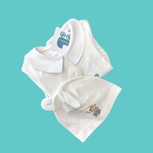 TUTINA CON CAPPELLO IN COTONE