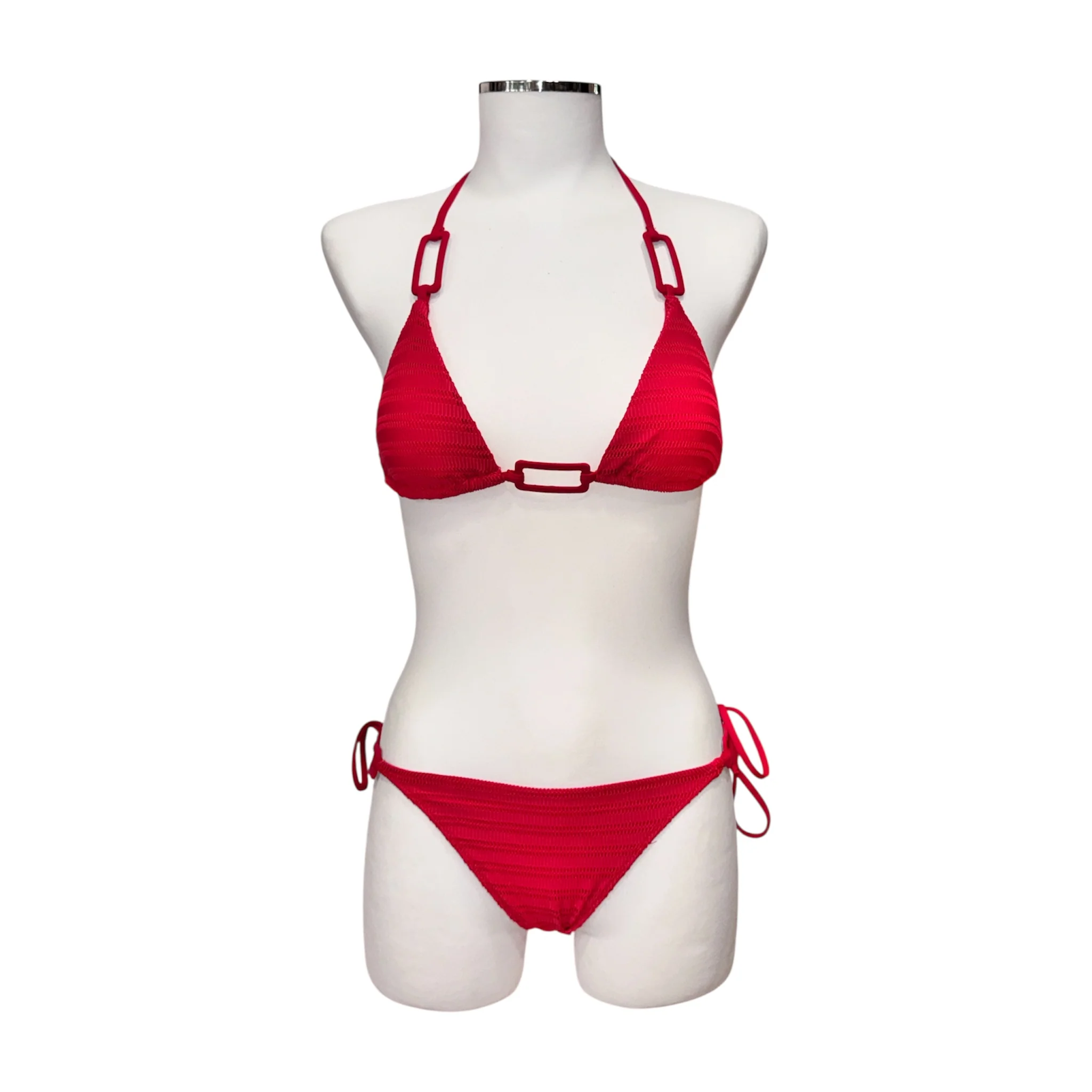 Bikini a triangolo in lycra operata - immagine 2