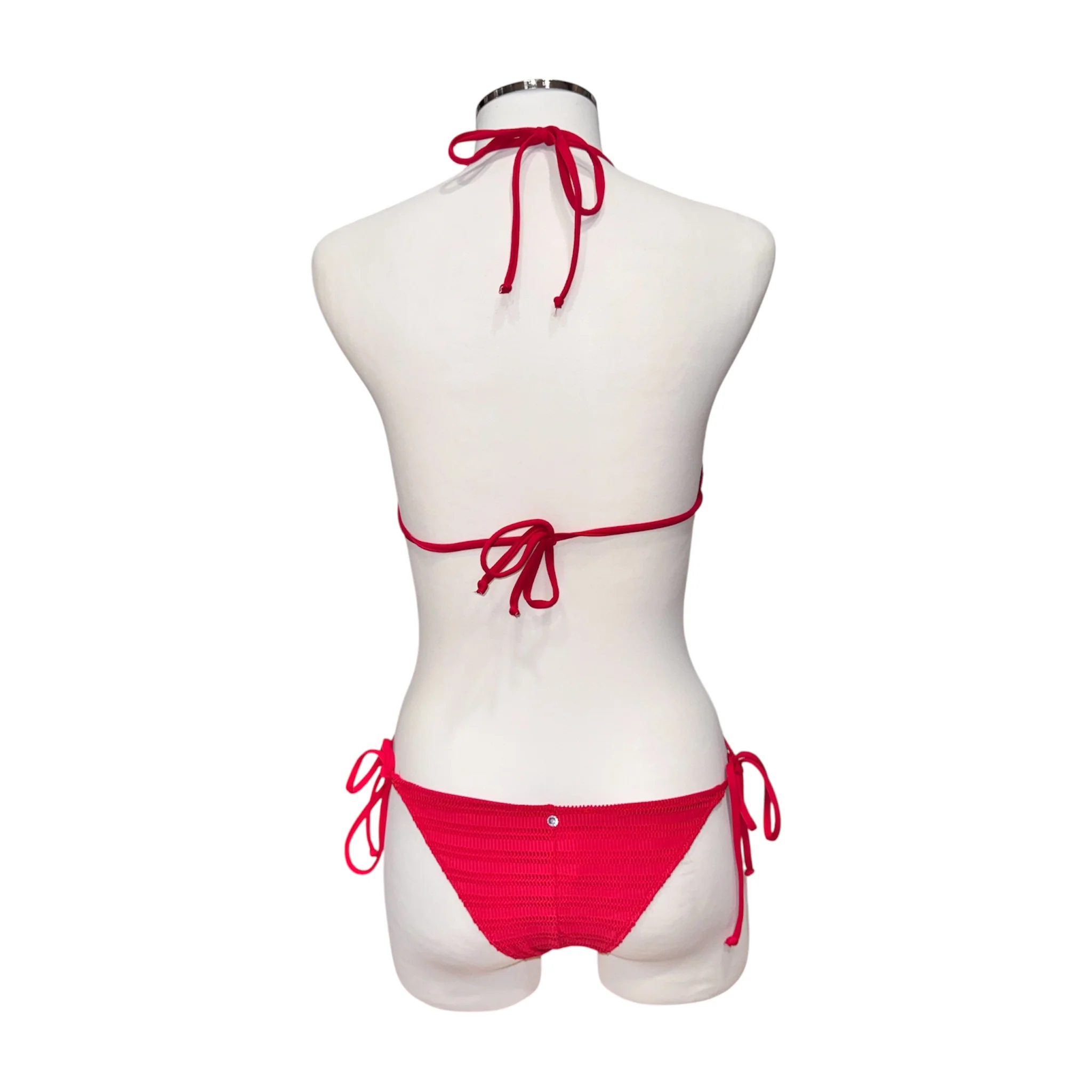 Bikini a triangolo in lycra operata - immagine 4