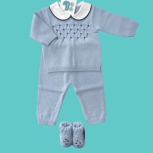 COMPLETINO E SCARPE IN LANA