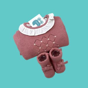 Completino con scarpe in caldo cotone