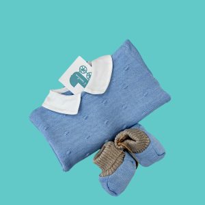 Completino e scarpe in misto lana