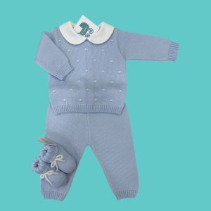 COMPLETINO E SCARPE IN LANA