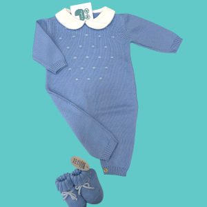 Tutina e scarpe  in lana