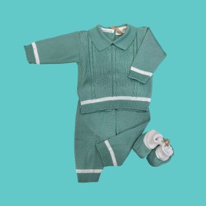 completino E SCARPE IN FILO DI COTONE