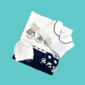 Coordinato in filo di cotone