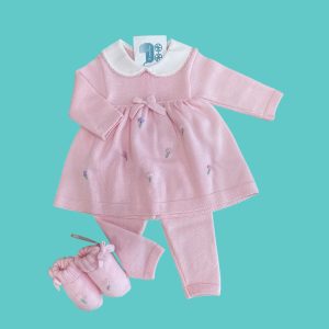 completino e scarpe in lana